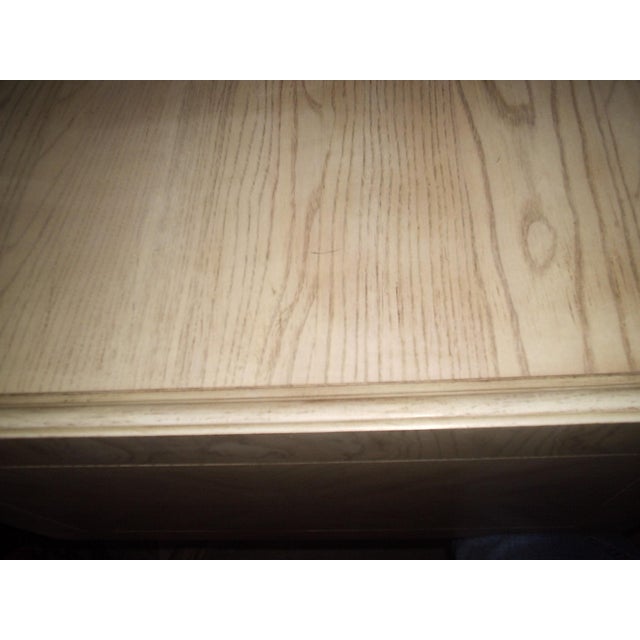 Wood Vintage Altavista Lane Ming Style Cream Asian Cabinet For Sale - Image 7 of 7