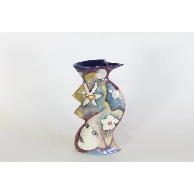 Abstract Hand Thrown Harris Studio Vase For Sale - Image 3 of 12