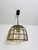 Metal Large Mid-Century Iron and Glass Pendant Lamp by Glashütte Limburg, 1960s For Sale - Image 7 of 8