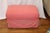 Textile Lee Industries Pair of.Rose Pink English Arm Chairs & Ottoman For Sale - Image 7 of 8