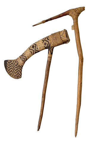 Two Ceremonial Weapon from Highlands of Papua New Guinea Provenance
