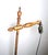 Mid 20th Century Vintage Handmade Wood Bridge Floor Lamp For Sale - Image 5 of 12
