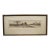 Antique James Calahan Farmhouse Cottage Panoramic Landscape Etching 25" For Sale