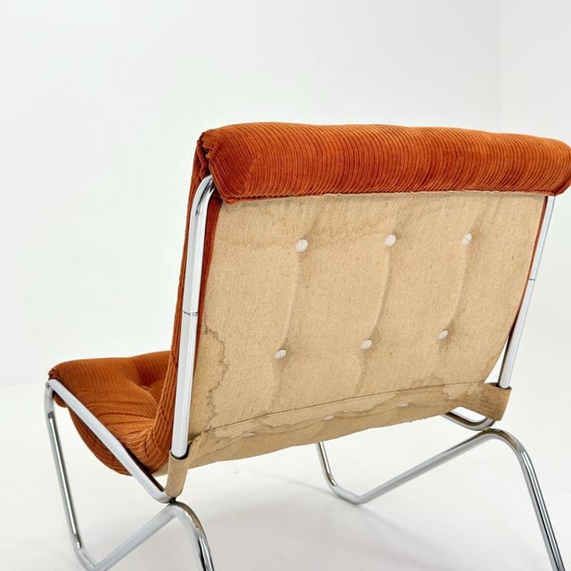 Mid-Century Modern Swedish Lounge Chair from EM Möbler, 1970s For Sale - Image 10 of 17