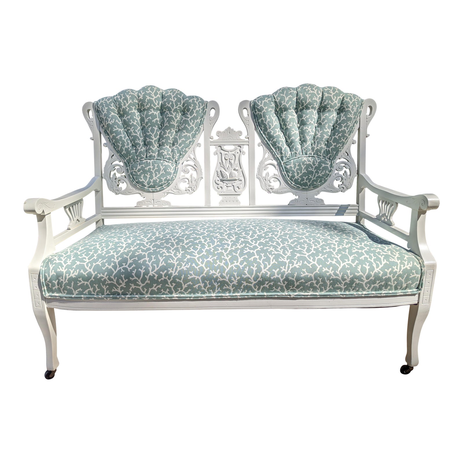 Vintage Victorian Eastlake Settee Chairish