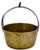 Unusual Mid 1800s Antique Heavy Brass & Hand Wrought Iron Fireplace Hearth Hanging Cooking Pot For Sale - Image 12 of 18