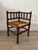 Vintage Corner Chair in Turned Wood with Straw Seat, 1940s For Sale - Image 12 of 12