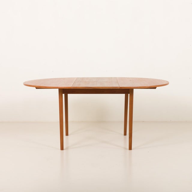 Mid-Century Modern Danish Teak Table with Extensions, 1960s For Sale - Image 12 of 17