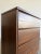 Brown 1960s Minimal Walnut Highboy For Sale - Image 8 of 9