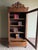 19th century French oak bookcase, crested cupboard, shop cupboard, display cupboard, crockery cupboard, library cupboard....