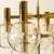 Glass and Brass Chandelier in the style of Jakobsson, 1970s For Sale - Image 11 of 14