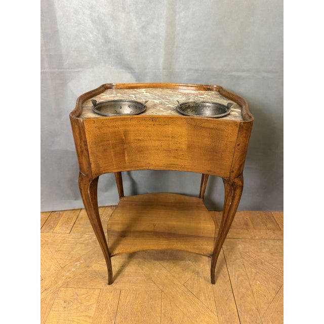 1920s Vintage Walnut Cooler from Mailfert, 1920s For Sale - Image 5 of 6