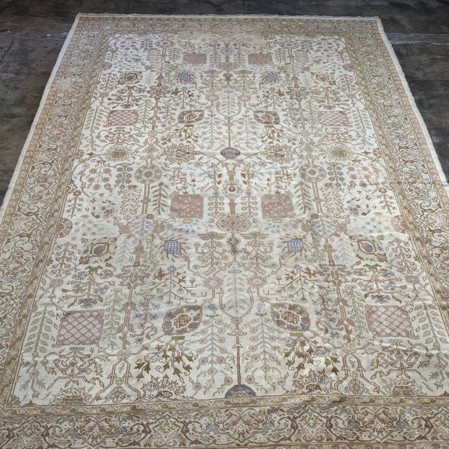 Turkish Antique Turkish Barlou Rug – 14’6” X 10’5” For Sale - Image 3 of 4