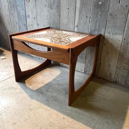 Wood Teak Tiled Side Table from G-Plan For Sale - Image 7 of 7