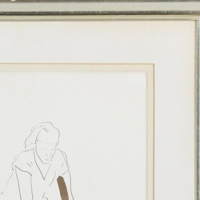 Graça Morais, Composition, 1980s, Mixed Media on Paper For Sale - Image 4 of 6