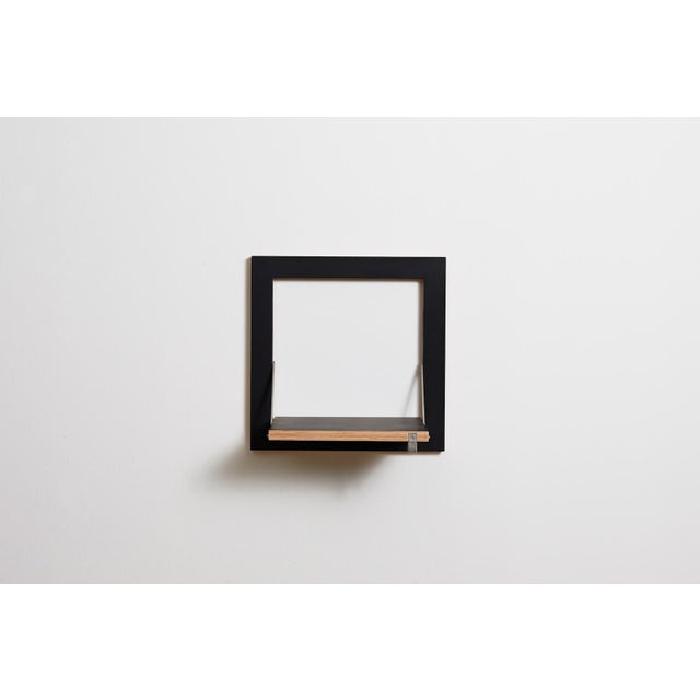 Contemporary 40×40-1 Fläpps Shelf in Black from Ambivalenz For Sale - Image 3 of 6