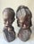 Pair of Vintage Traditional African Ebony Wood Man & Woman Carving Busters For Sale - Image 13 of 17