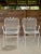 Mid-20th Century Russell Woodard White Wrought Iron Garden Armchairs – Set of Two For Sale - Image 12 of 12
