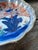 Ceramic Antique Japanese Arita Imari Scalloped Porcelain Bowl – Hand Painted Blue & Iron Red For Sale - Image 7 of 13