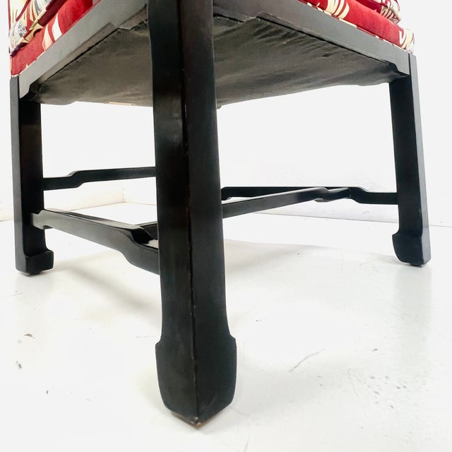 Set of 8 1970s Mario Buatta for Widdicomb Dining Chairs For Sale - Image 12 of 17
