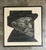 Black Vintage Black and White Framed Woodcut of Sigmund Freud For Sale - Image 8 of 12