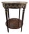 Vintage Neoclassical French Louis XVI Style Two-Tier Round Side Table With Ormolu Mounts For Sale