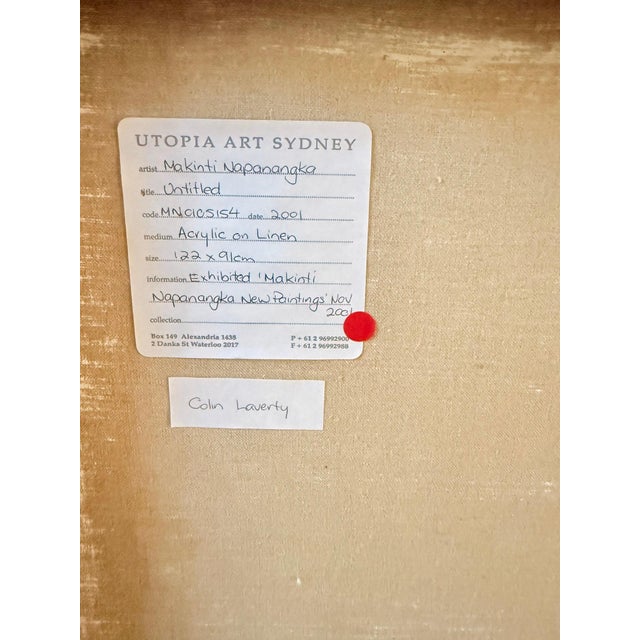 Australian Aboriginal Painting by Makinti Napanangka for Papunya Tula For Sale - Image 10 of 13