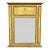 Contemporary Shabby and Chic Italian Tuscan Distress Painted Trumeau Wall Mirror For Sale
