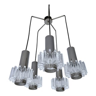 Vintage Space Age Pendant Light from Honsel, 1970s For Sale