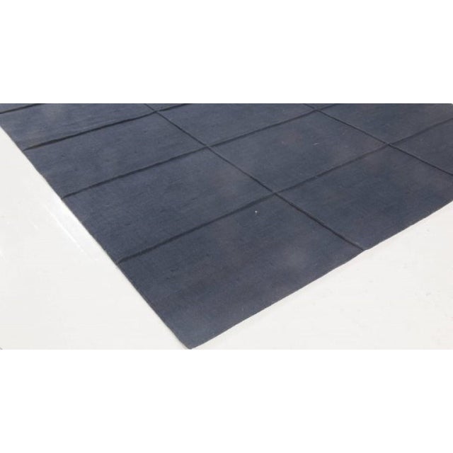 Early 21st Century Contemporary Nuno Felt Black Rug by Doris Leslie Blau For Sale - Image 5 of 6