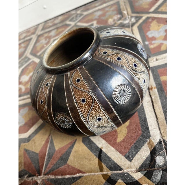 Mid-Century Modern Ceramic Vase from Töpferhof Mühlendyck For Sale - Image 3 of 7
