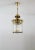 Italian Brass and Glass Pendant Lamp, 1970s For Sale - Image 4 of 14