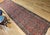 Textile 19th Century Persian Farahan Wide Runner, Hand-Knotted Wool, Allover Herati Geometric Pattern, Red & Green, 4x14 For Sale - Image 7 of 16