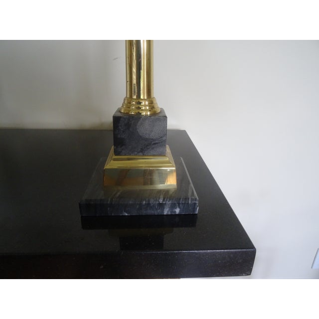 Late 20th Century Late 20th Century Classic Chapman Style Column Lamp For Sale - Image 5 of 6