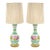 French Pair Neoclassical Floral Paris Porcelain Urns Mounted Lamps, Circa 1800 For Sale