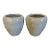 20th Century Chinese Monochrome Crackle Glaze Porcelain Vases - A Pair For Sale