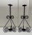 Mid 20th Century Vintage Spanish Mid Century Modern Black Iron Candle Holders, a Pair For Sale - Image 5 of 12