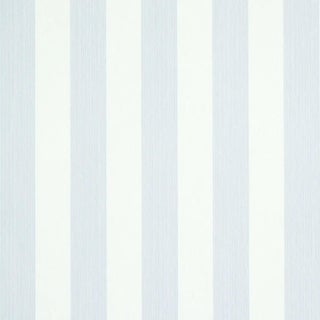 Sample - Schumacher Edwin Stripe Medium Wallpaper in Lavender For Sale