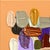 Textile Dreamy Dollop of Color - Original Glitter Abstract Acrylic Painting on Canvas by Shiri Phillips For Sale - Image 7 of 9