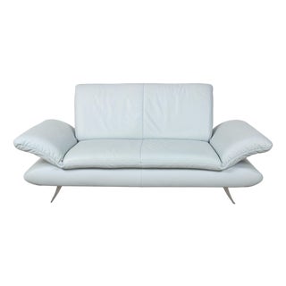 Two-Seater Sofa in Leather from Koinor Rossini For Sale
