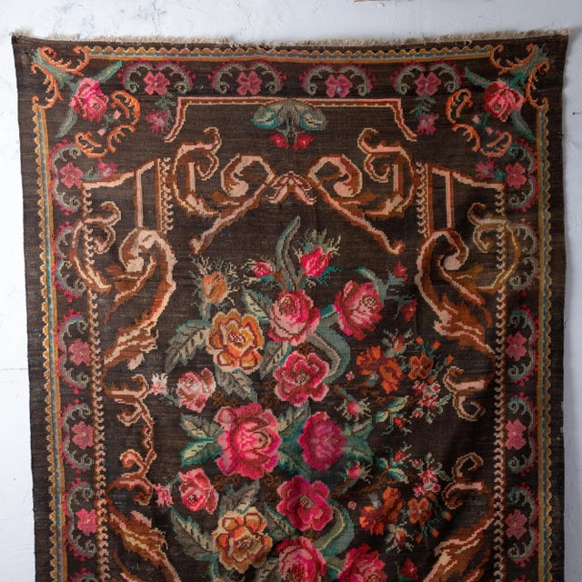 Traditional Bessarabian Kilim Rug, C.1920s For Sale - Image 3 of 11