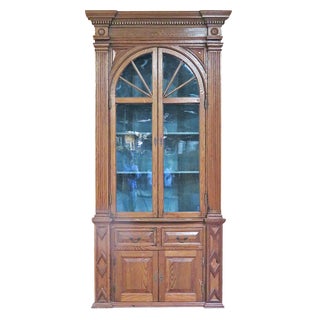 Early 19th Century Georgian Pinewood Display Cabinet For Sale