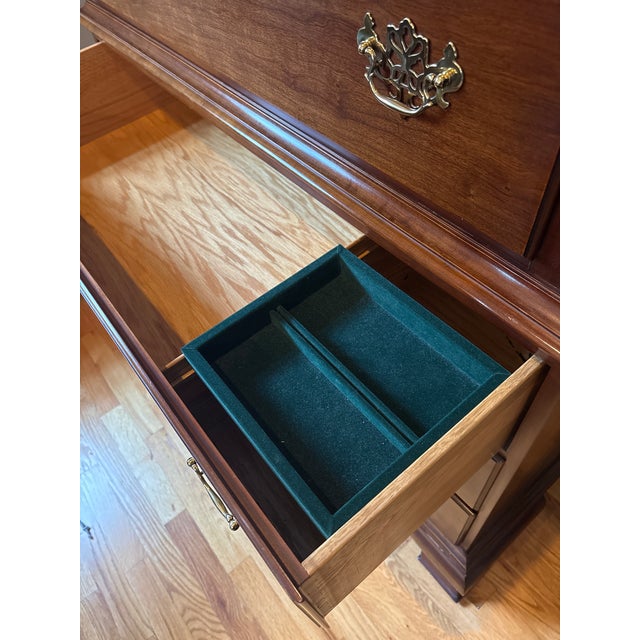 Statton Furniture 1990s Statton Trutype Americana Dresser For Sale - Image 4 of 4