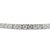 Gender: Ladies Metal Type: 14K White Gold Length: 6.75 inches Width: 3.05 mm Weight: 8.50 grams Ladies 14K white gold,...