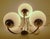 1960s Mid Century Modern 3- Light Chrome Wall Light W. Satin Glass Globes, Spain For Sale - Image 14 of 15