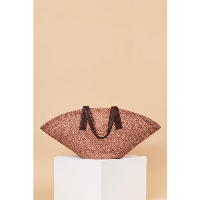 Contemporary Taco Tote / Dusty Rose For Sale - Image 3 of 4