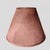 Rust colored Empire Lampshade that looks like Faux Leather or Faux Suede Top Diameter 7" Bottom Diameter 15" Length 10.25"