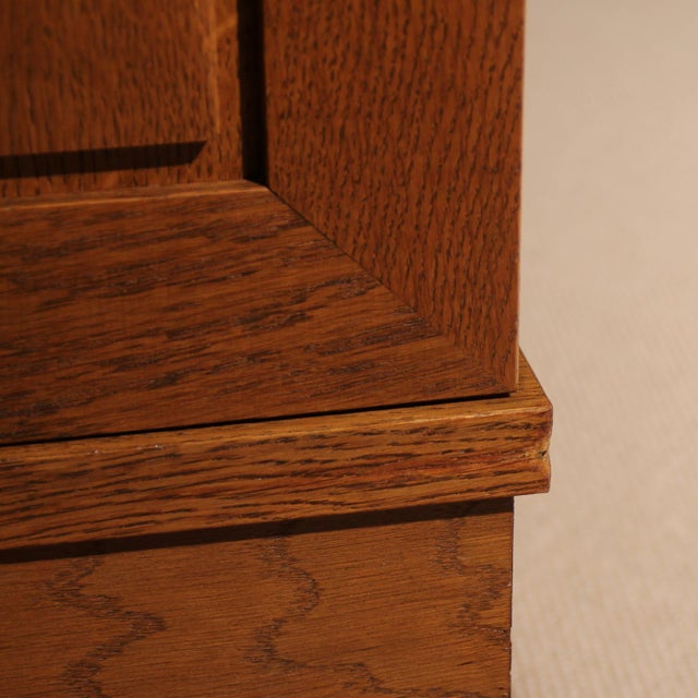 Brutalist Oak Sideboard by Gerhard Bartels, Germany, 1970s For Sale - Image 13 of 17