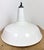 Industrial White Enamel Factory Pendant Lamp from Benjamin, USA, 1960s For Sale - Image 15 of 18