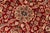 Shabby Chic 1990's Floral Pak-Persian Red/Blue Wool Rug - 6'0'' X 8'6'' For Sale - Image 3 of 9